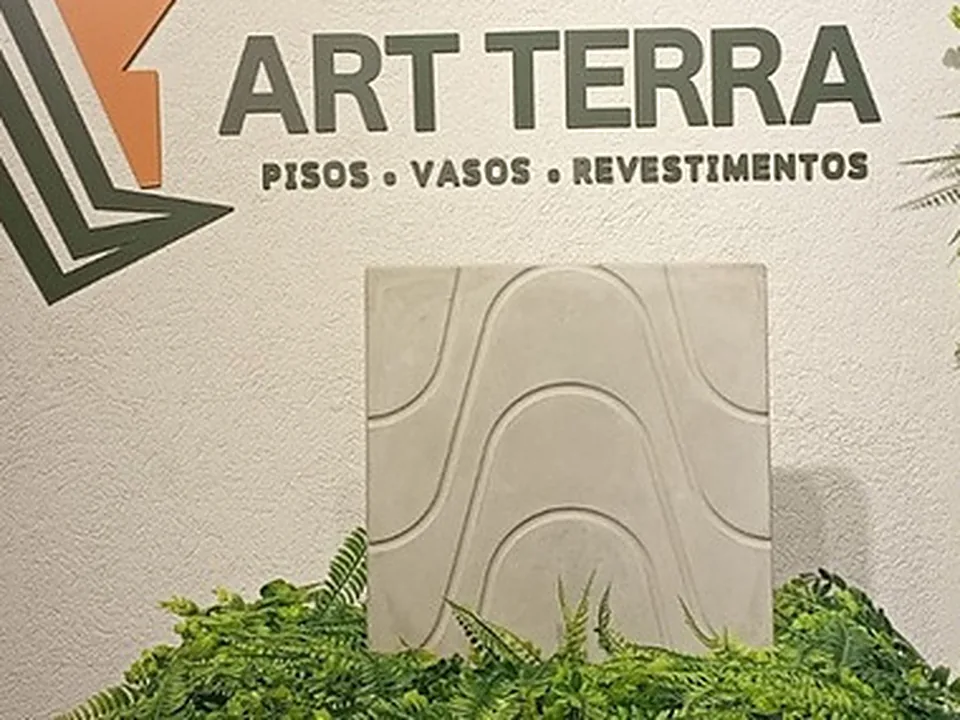 Piso Calçada Copacabana 33x33x2,5: peça de concreto da linha pisos Art Terra